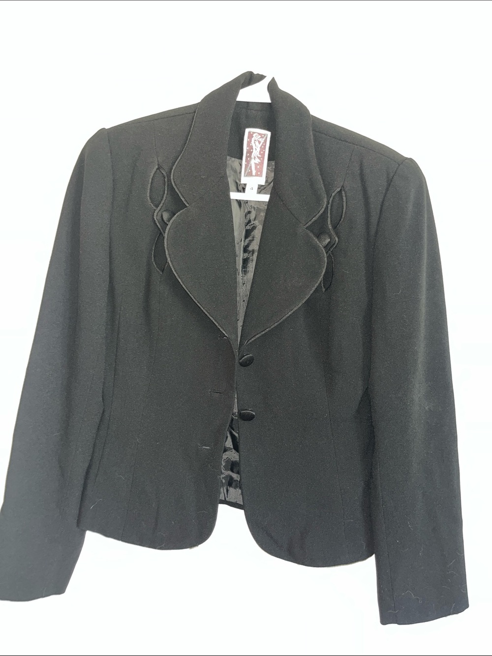 Zelda Black Tailored Blazer Jacket